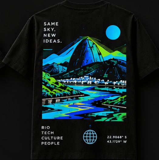 Same Sky tee, back